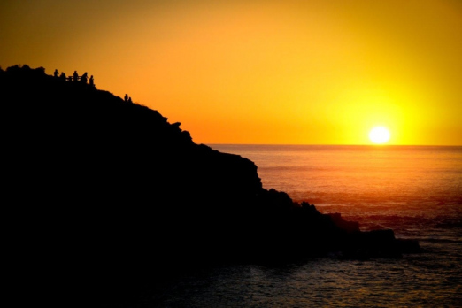 Sunset atop Gnarabup look out