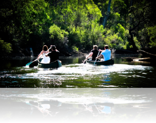 Canoeing the Margaret River Canoeing the Margaret River
