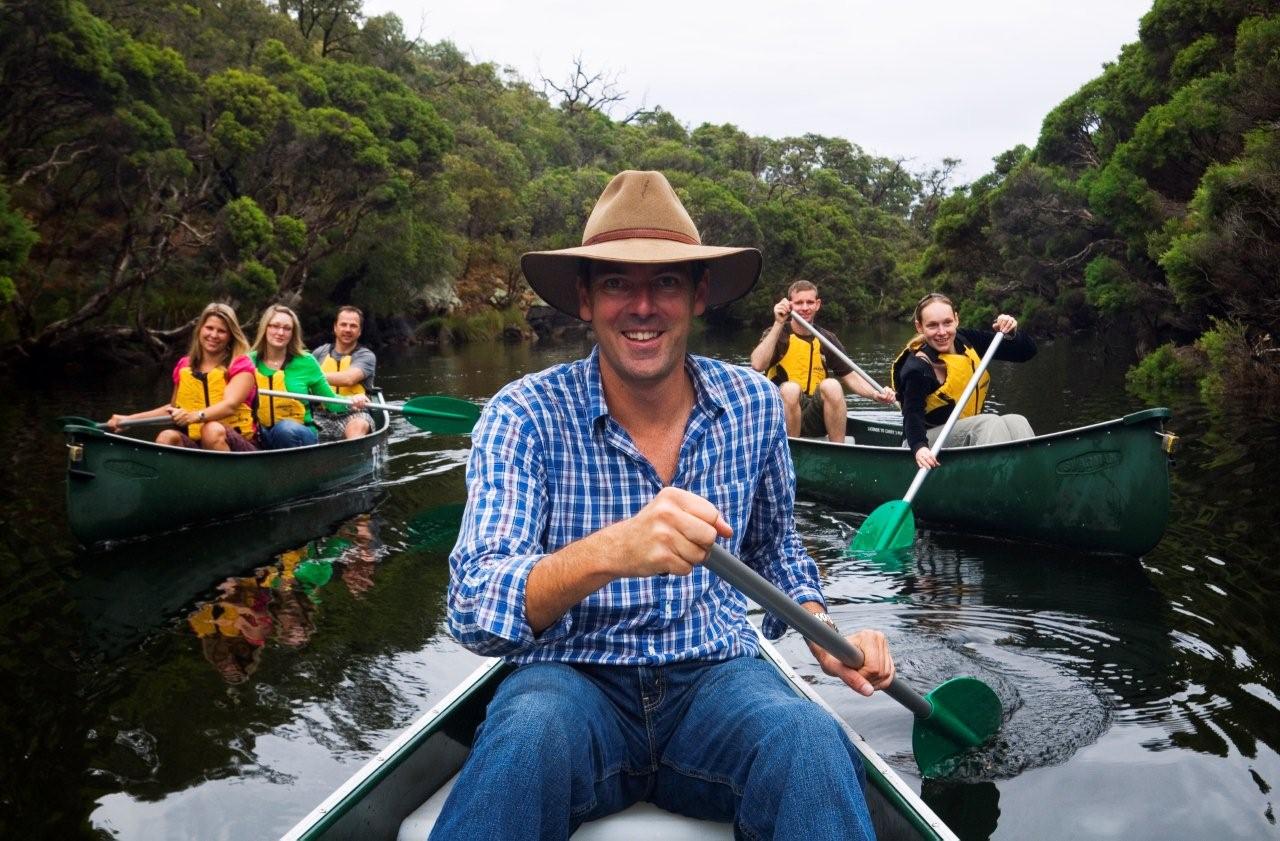 Canoe Tour experience on the tranquil Margaret River