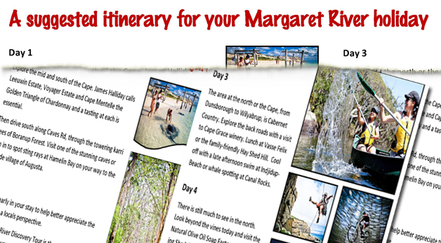 Suggested Itinerary For Margaret River